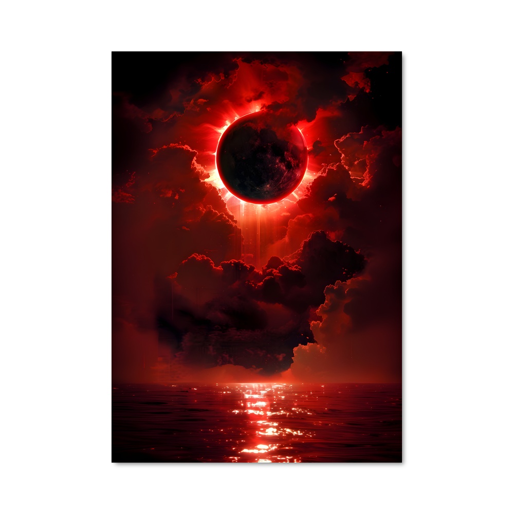 Poster Éclipse Écarlate Mystique